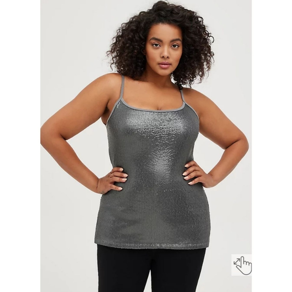 NWT Sequins Top